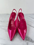 Christian Louboutin Hot Chick Sling 100 Pinup Pink Pumps Size 38.5