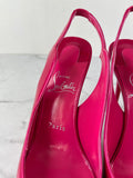 Christian Louboutin Hot Chick Sling 100 Pinup Pink Pumps Size 38.5