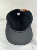 Louis Vuitton Black Monogram Bull Calf Leather Cap