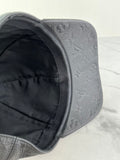 Louis Vuitton Black Monogram Bull Calf Leather Cap