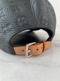 Louis Vuitton Black Monogram Bull Calf Leather Cap