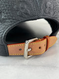 Louis Vuitton Black Monogram Bull Calf Leather Cap
