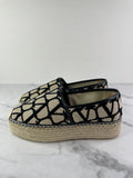Valentino Toile Iconographe Canvas Espadrilles Size 38