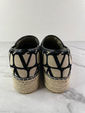Valentino Toile Iconographe Canvas Espadrilles Size 38