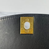CHANEL Black Vintage Lambskin Quilted Small Diana Flap Bag