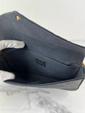 Louis Vuitton Black Félicie Pochette Chain Wallet Monogram Empreinte Leather Crossbody/Shoulder Bag