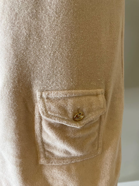 Louis Vuitton Beige Terrycloth Mini Dress/Long Top Size 38 (Medium - Fits US 4/6)