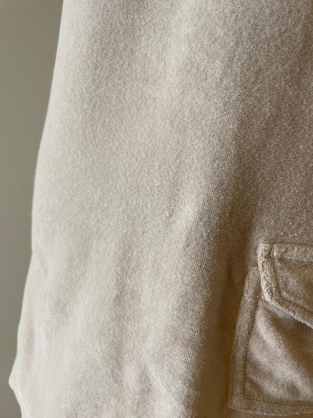 Louis Vuitton Beige Terrycloth Mini Dress/Long Top Size 38 (Medium - Fits US 4/6)