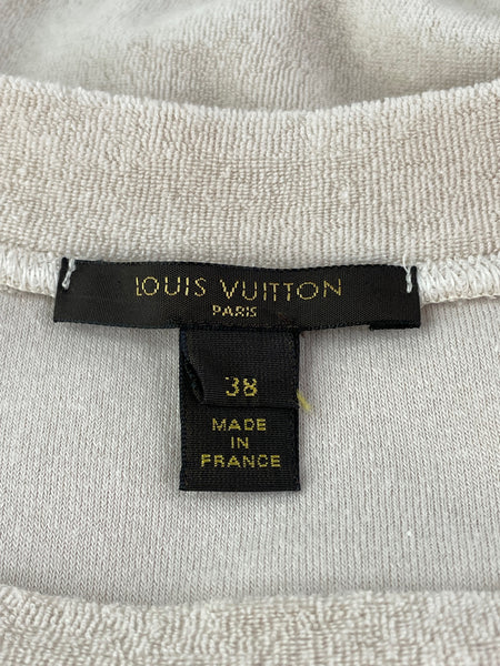 Louis Vuitton Beige Terrycloth Mini Dress/Long Top Size 38 (Medium - Fits US 4/6)