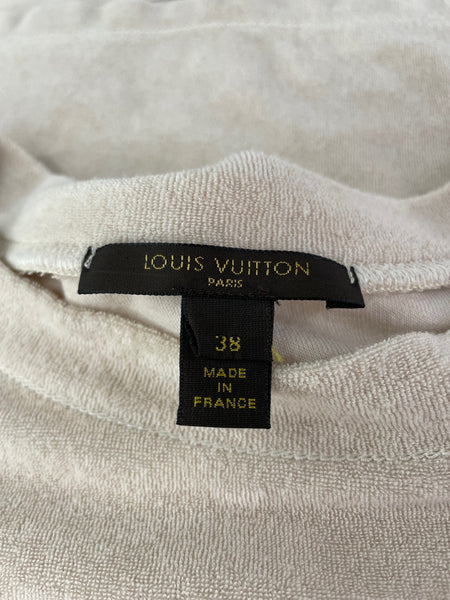 Louis Vuitton Beige Terrycloth Mini Dress/Long Top Size 38 (Medium - Fits US 4/6)