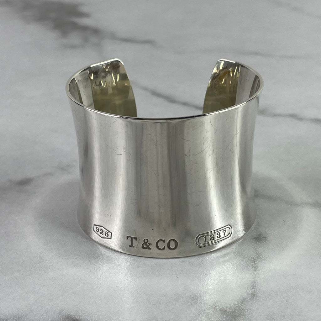 Tiffany sterling store silver cuff bracelet