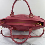 VALENTINO GARAVANI Pink VLogo leather shoulder/crossbody bag
