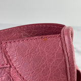 Balenciaga Pink GHW Lambskin Giant 12 Arena City Shoulder Bag