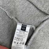 Dolce & Gabbana Grey Zip Up Sweater Size 52 (fits Large)