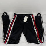 Gucci Black Technical Jersey Stirrup Legging with Crystals Size XS
