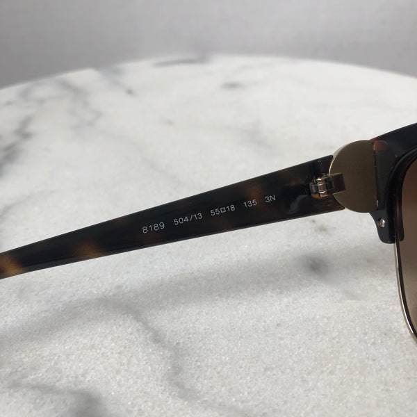 Bvlgari Dark Havana/Pale Gold Sunglasses