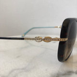 Tiffany Havana Brown Crystal Sunglasses
