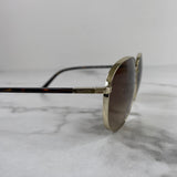 Valentino Light Gold Pilot Sunglasses