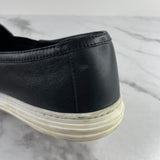 Gucci Women’s Black Leather Slip-on Sneakers Size 40.5