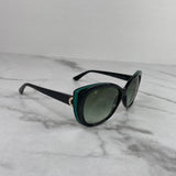 BVLGARI Shiny Black/Green Sunglasses
