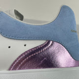 Alexander McQueen Oversized White/Blue/Lilac New Court Sneakers Size 39.5