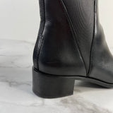 Acne Studios Jensen Black Leather Ankle Boots Size 35