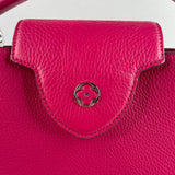 LOUIS VUITTON Taurillon Capucines BB Fuchsia Pink Crossbody Bag