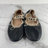 Valentino Black Rockstud Ballet Flats Size 36.5