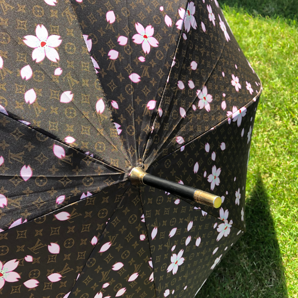 LOUIS VUITTON Monogram Cherry Blossom Parasol Parapluie Umbrella