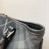 Burberry Metallic Grey Shimmer Shoulder Bag
