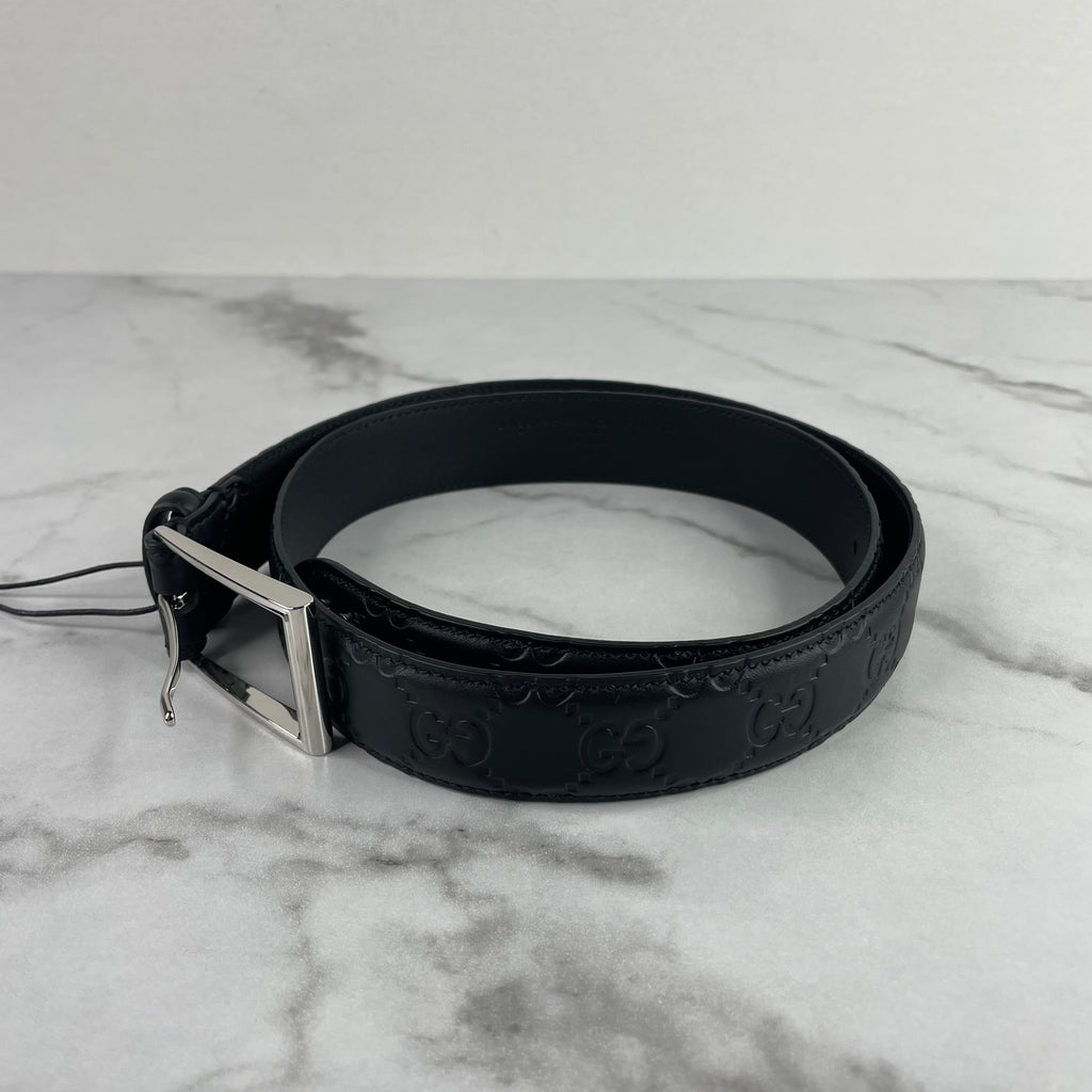 Leather belt Gucci Beige size 85 cm in Leather - 35669089