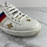Gucci Women's Ace sneaker with bees and stars Size 35.5