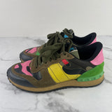 Valentino Camo Rockrunner Sneakers Size 7