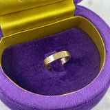Gucci Yellow Gold Icon Thin Ring Size 13 (6 1/2 US)
