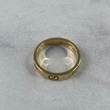Gucci Yellow Gold Icon Thin Ring Size 13 (6 1/2 US)