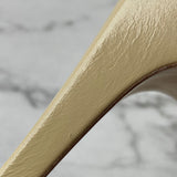 BOTTEGA VENETA Butter Crinkled glossed-leather slingback pumps Size 40