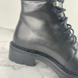 ALEXANDER WANG Black Andy Hiker Boots Size 36.5