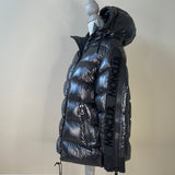 Moncler Ladies Black LIRIOPE Down Puffer Coat Size 1