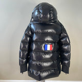 Moncler Ladies Black LIRIOPE Down Puffer Coat Size 1