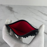 CHRISTIAN LOUBOUTIN Spike Black Leather Card Holder