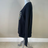 GUCCI Unisex Black Logo Crewneck Sweatshirt Size Large