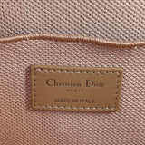 Dior Pink D-Lite Cannage Embroidered Canvas Vanity Case