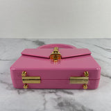 GUCCI Pink Plexiglass Mini Sylvie 1969 Top Handle Crossbody/Shoulder Bag