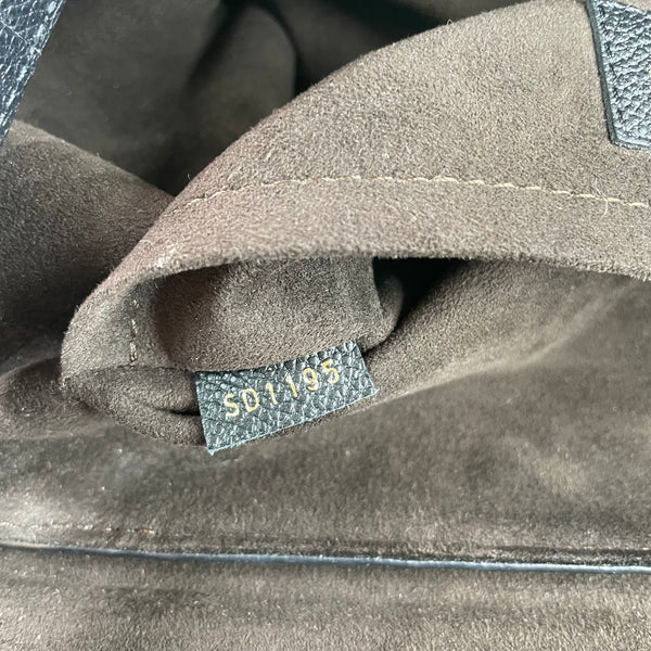LOUIS VUITTON Black Empreinte Leather Trocadero Shoulder Bag