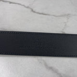 Gucci Black Plutone Interlocking G Belt Size 75/30