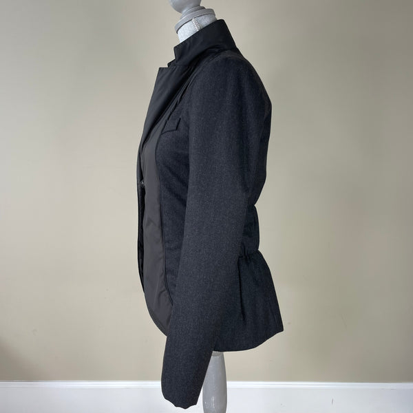 BRUNELLO CUCINELLI Ladies Dark Grey Wool / Cashmere Jacket Size 42 (fits US 4/6)