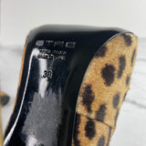 ETRO Leopard Print Calf Hair Pumps Size 38