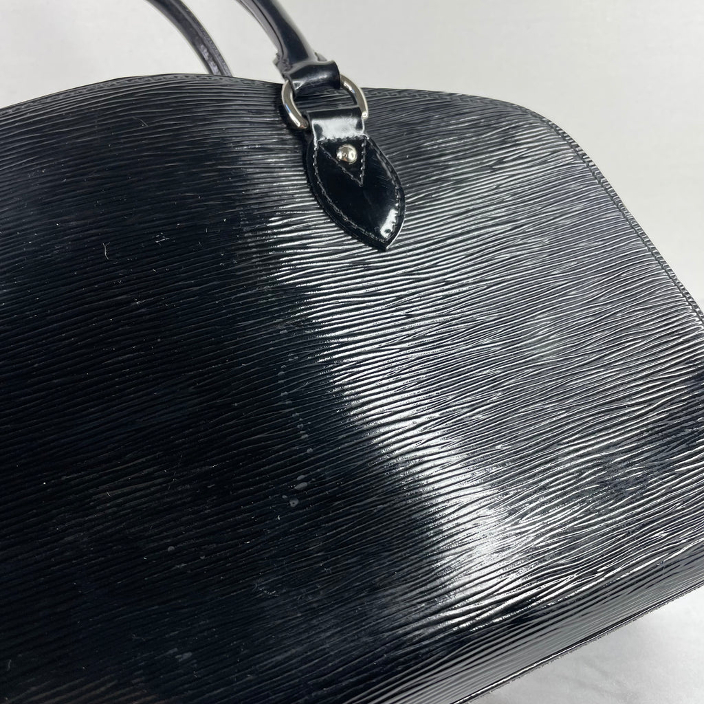 Louis Vuitton Bag Tasche Pont Neuf Electric Epi Leder schwarz Silber