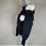 Moose Knuckles Black Debbie Down Bomber Jacket Size XS