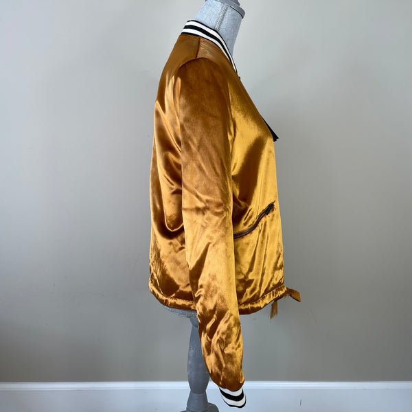 Saint Laurent Women's Copper Velour Teddy Jacket Size 40 (fits US 6)